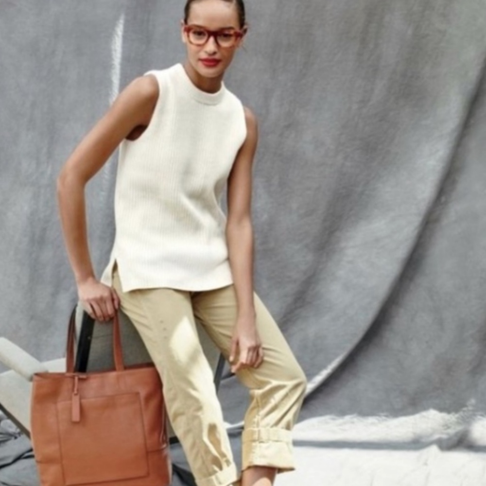 J. Crew Sleeveless Knit Sweater Tunic